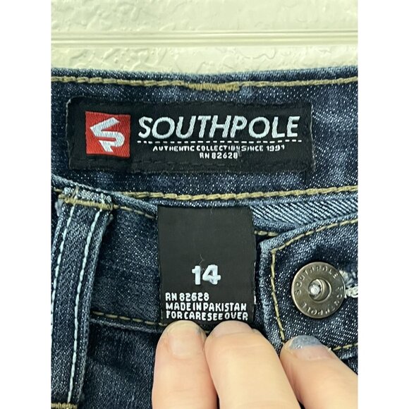 South Pole Jeans Sz 14 Boys/ Youth 28 X 27 9.5” Rise - Picture 4 of 8